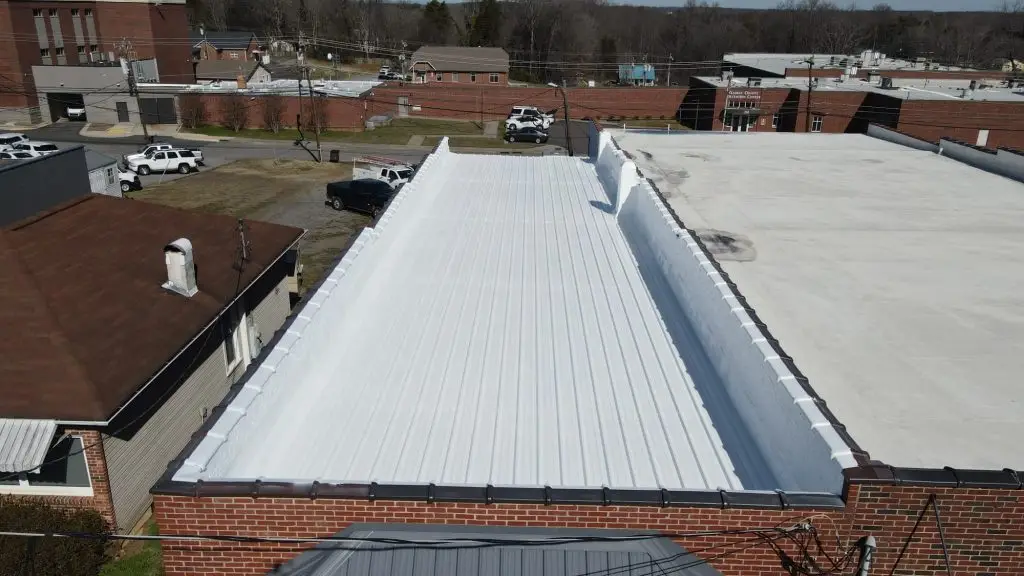 Commercial Roof energy efficient coating
